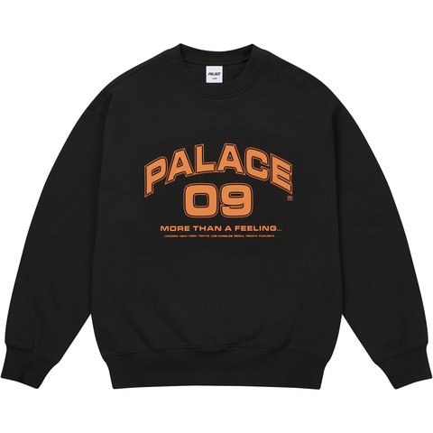 Palace MORE THAN A FEELING CREW BLACK - $138.00