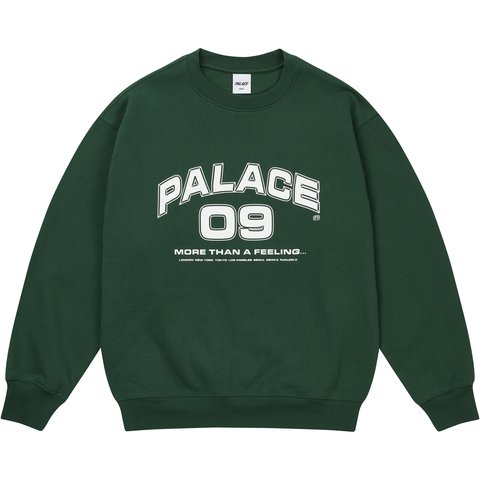Palace MORE THAN A FEELING CREW RACEY GREEN - $138.00