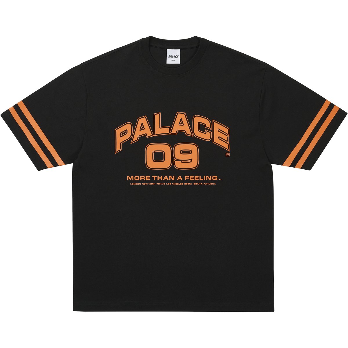 Palace MORE THAN A FEELING T-SHIRT BLACK (Winter 2025) - $78.00