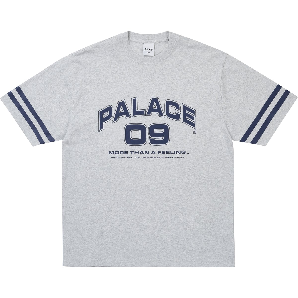 Palace MORE THAN A FEELING T-SHIRT GREY MARL (Winter 2025) - $78.00