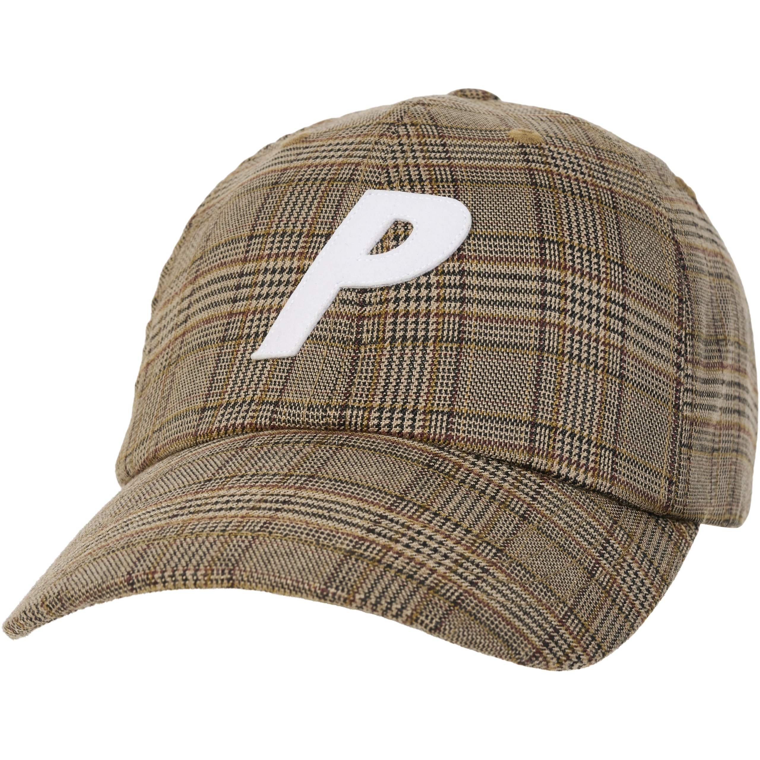 P 6-PANEL HOUNDSTOOTH BROWN