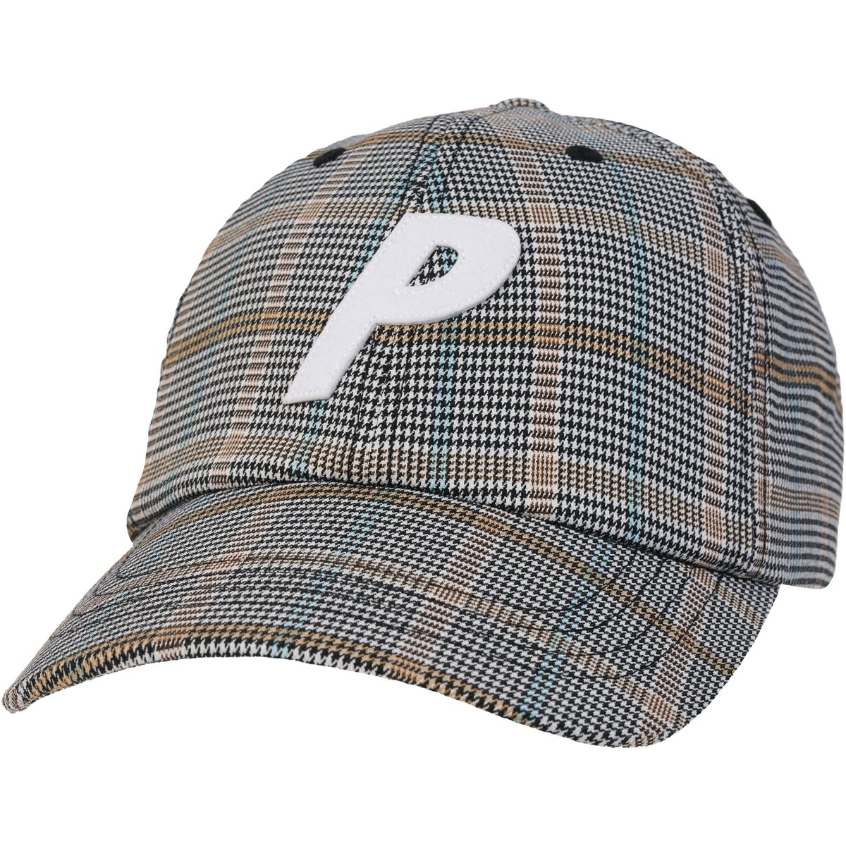 Palace P 6-PANEL HOUNDSTOOTH WHITE (Winter 2025) - €52.00