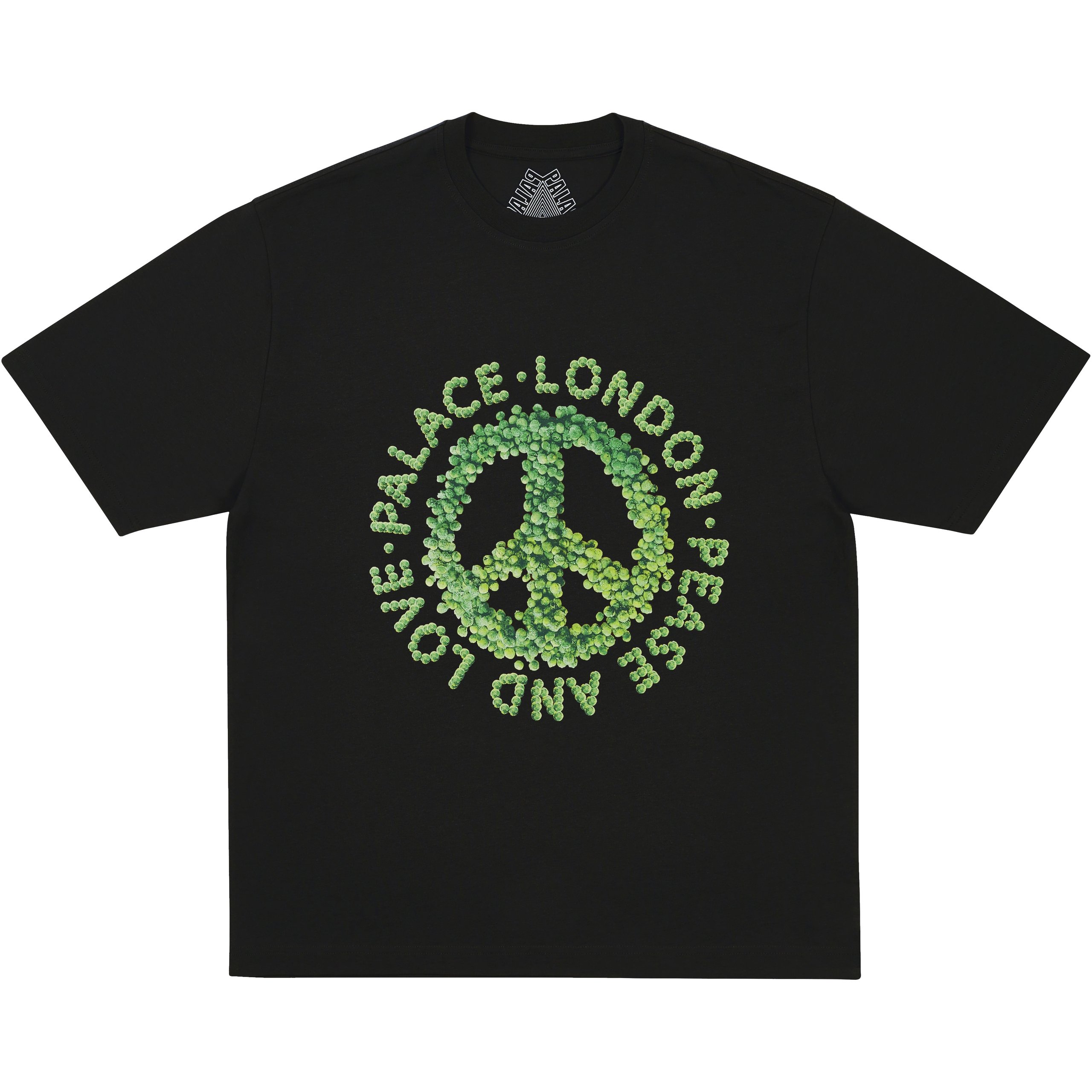 PEASE AND LOVE T-SHIRT BLACK
