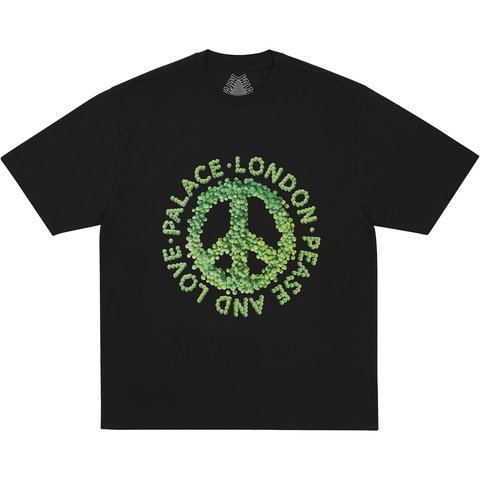 Palace PEASE AND LOVE T-SHIRT BLACK - $48.00