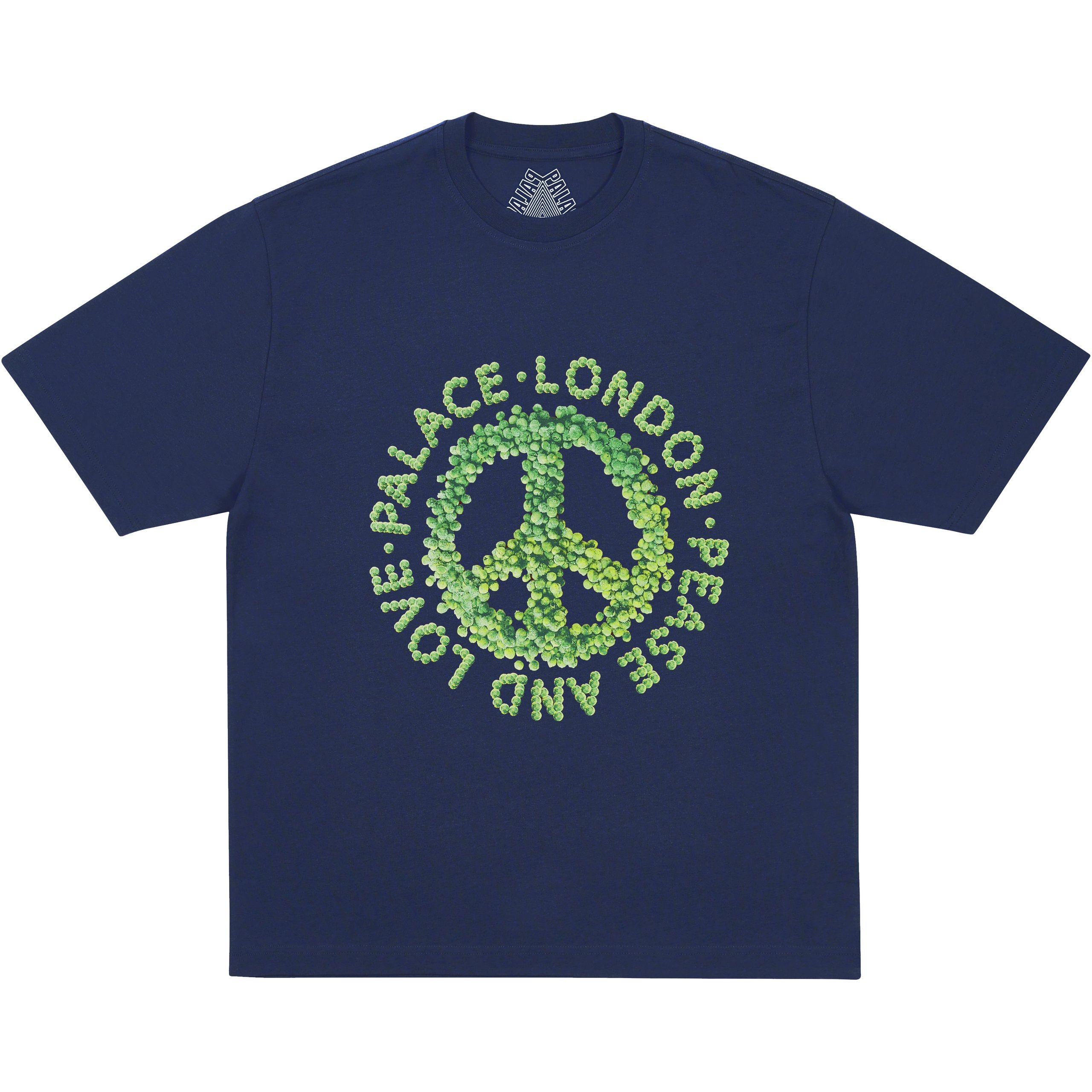 PEASE AND LOVE T-SHIRT NAVY