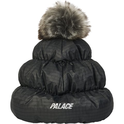 Palace PERTEX PUFFA BEANIE BLACK - $52.00