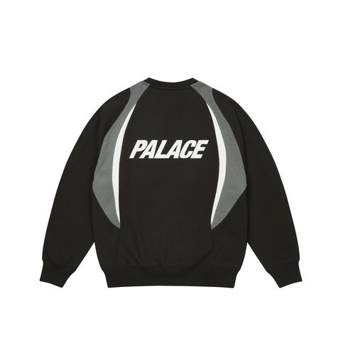 Palace PHANTASY WARM UP CREW BLACK - Colorway
