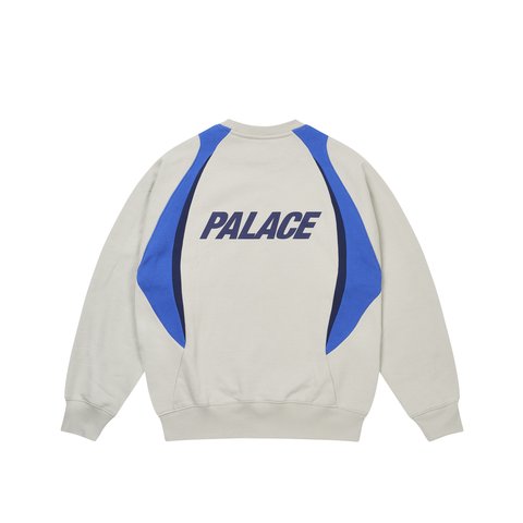 Palace PHANTASY WARM UP CREW GREY - Colorway