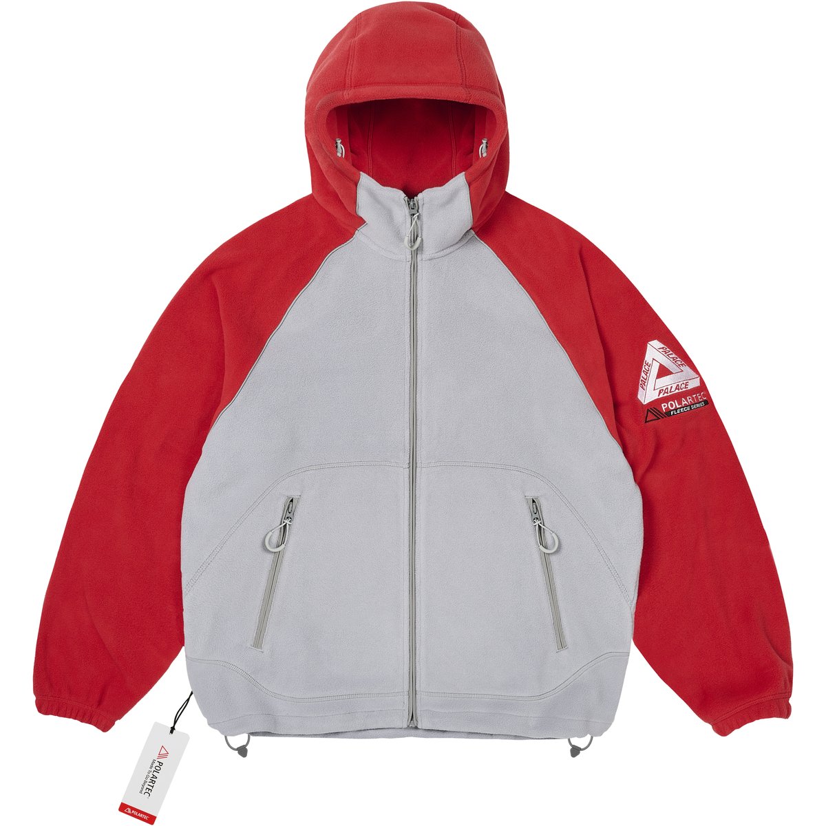 Palace POLARTEC JACKET GREY / RED (Winter 2025) - €238.00