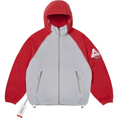 Palace POLARTEC JACKET GREY / RED - €238.00