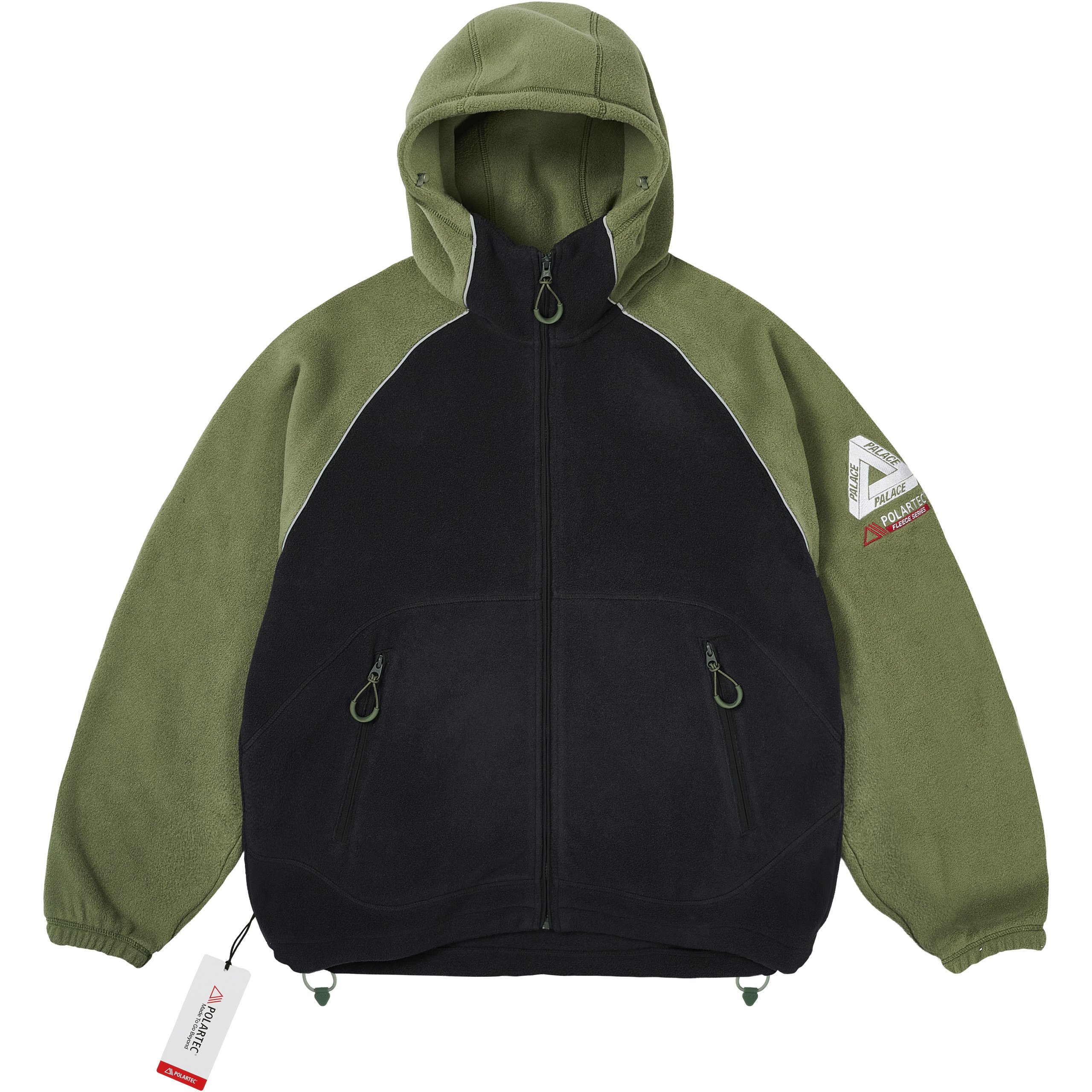 POLARTEC JACKET OLIVE / BLACK