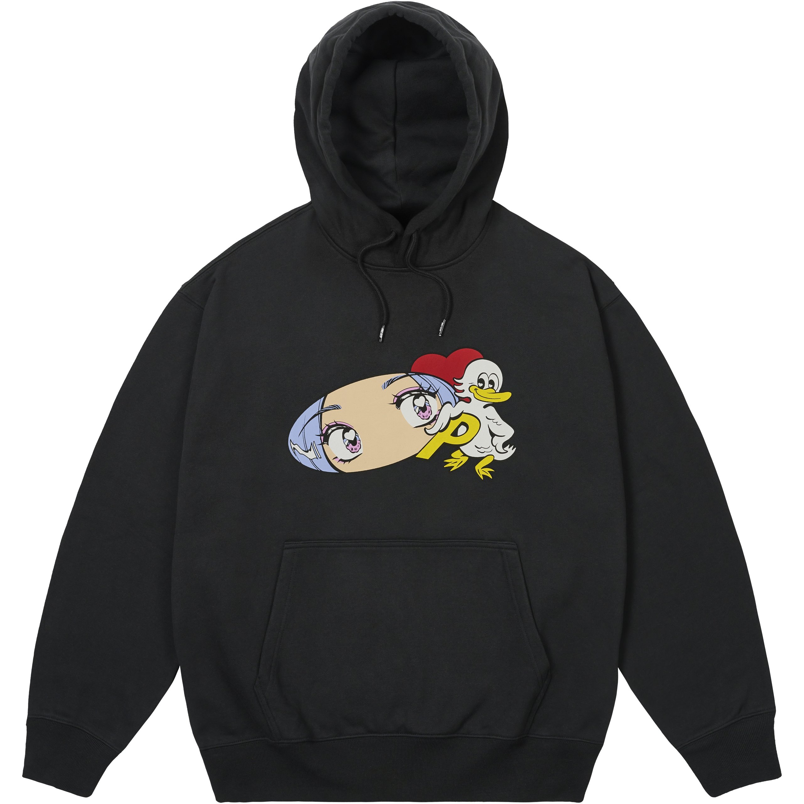 REAR VIEW HOOD BLACK