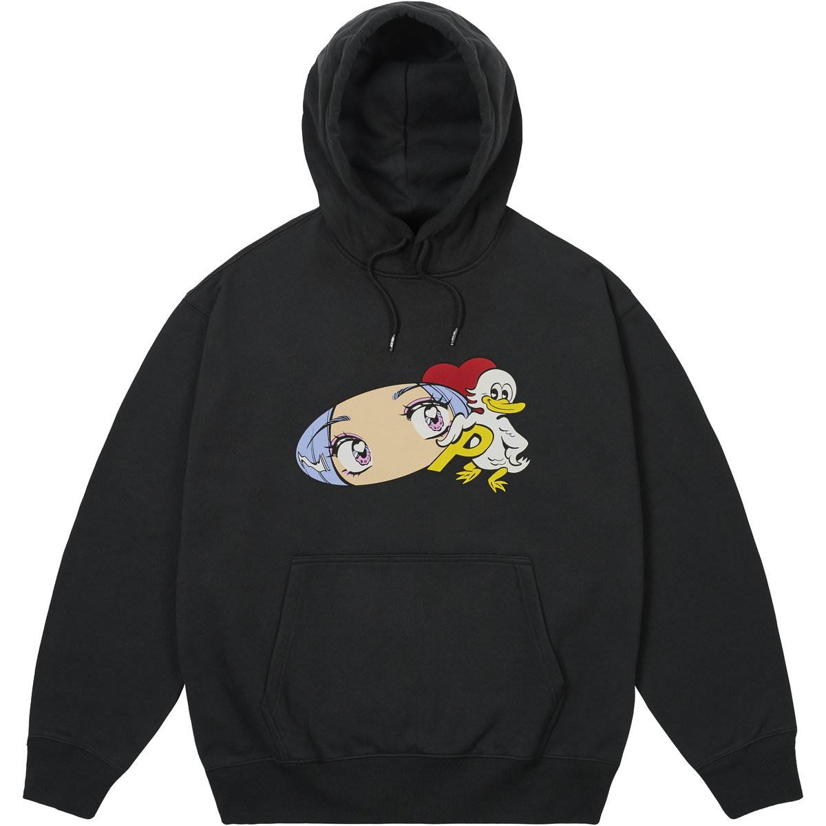 Palace REAR VIEW HOOD BLACK (Winter 2025) - $158.00