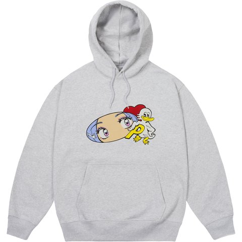 Palace REAR VIEW HOOD GREY MARL - $158.00