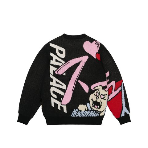 Palace REAR VIEW KNIT BLACK - Colorway