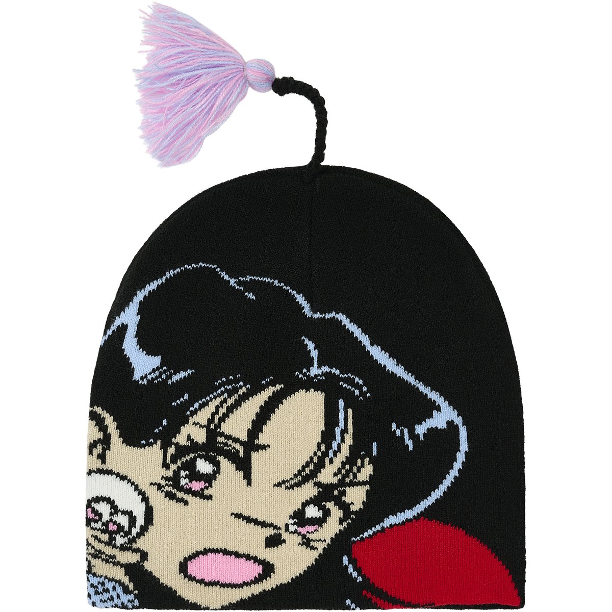 Palace REAR VIEW NEIN CUFF BEANIE BLACK (Winter 2025) - $42.00