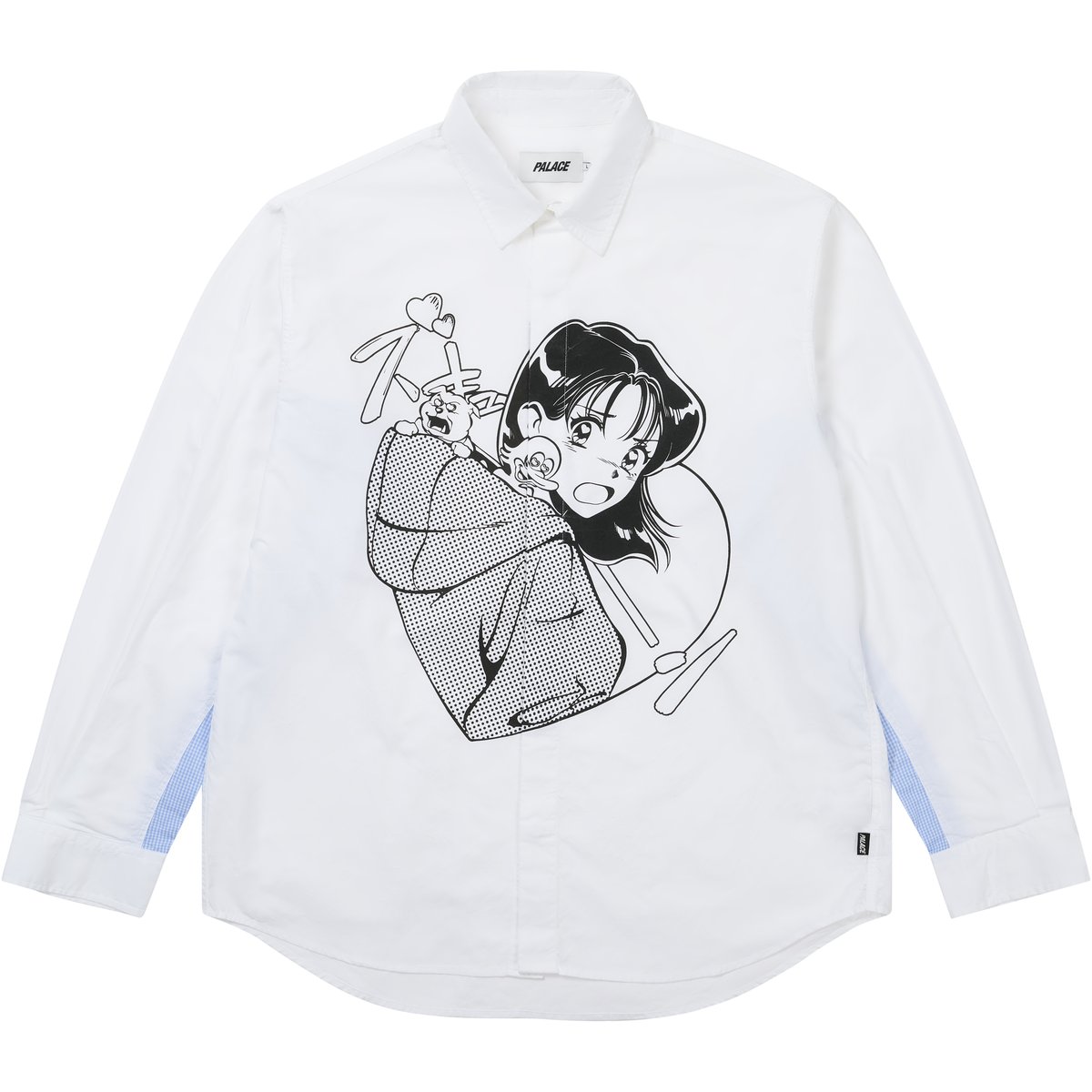 Palace REAR VIEW SHIRT WHITE (Winter 2025) - €168.00
