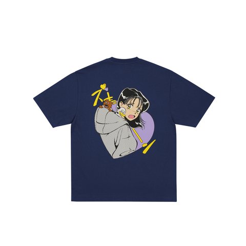 Palace REAR VIEW T-SHIRT NAVY - Colorway