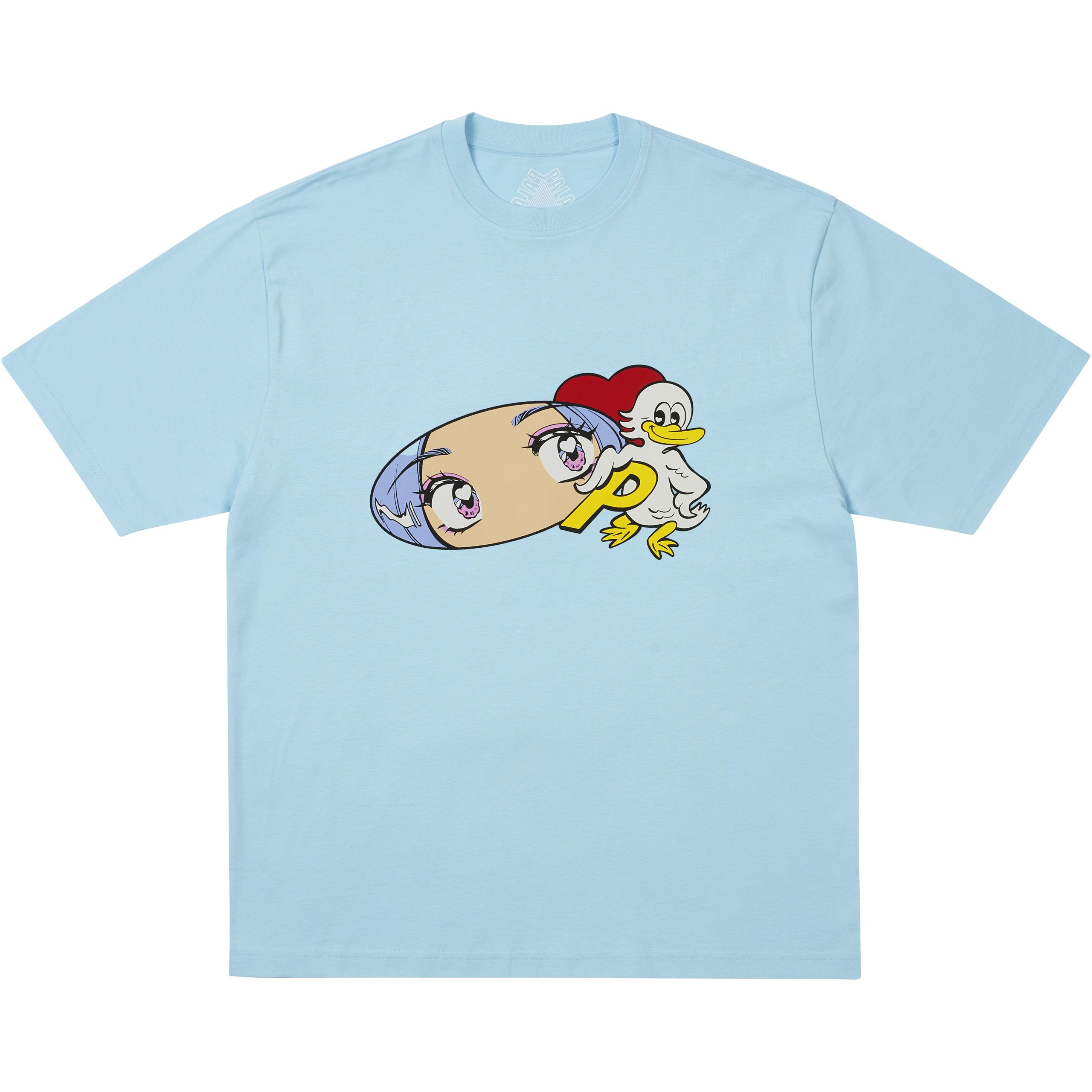 REAR VIEW T-SHIRT SKYLINE BLUE