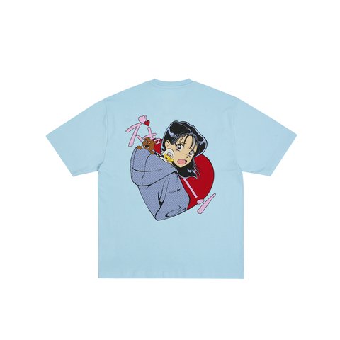 Palace REAR VIEW T-SHIRT SKYLINE BLUE - Colorway