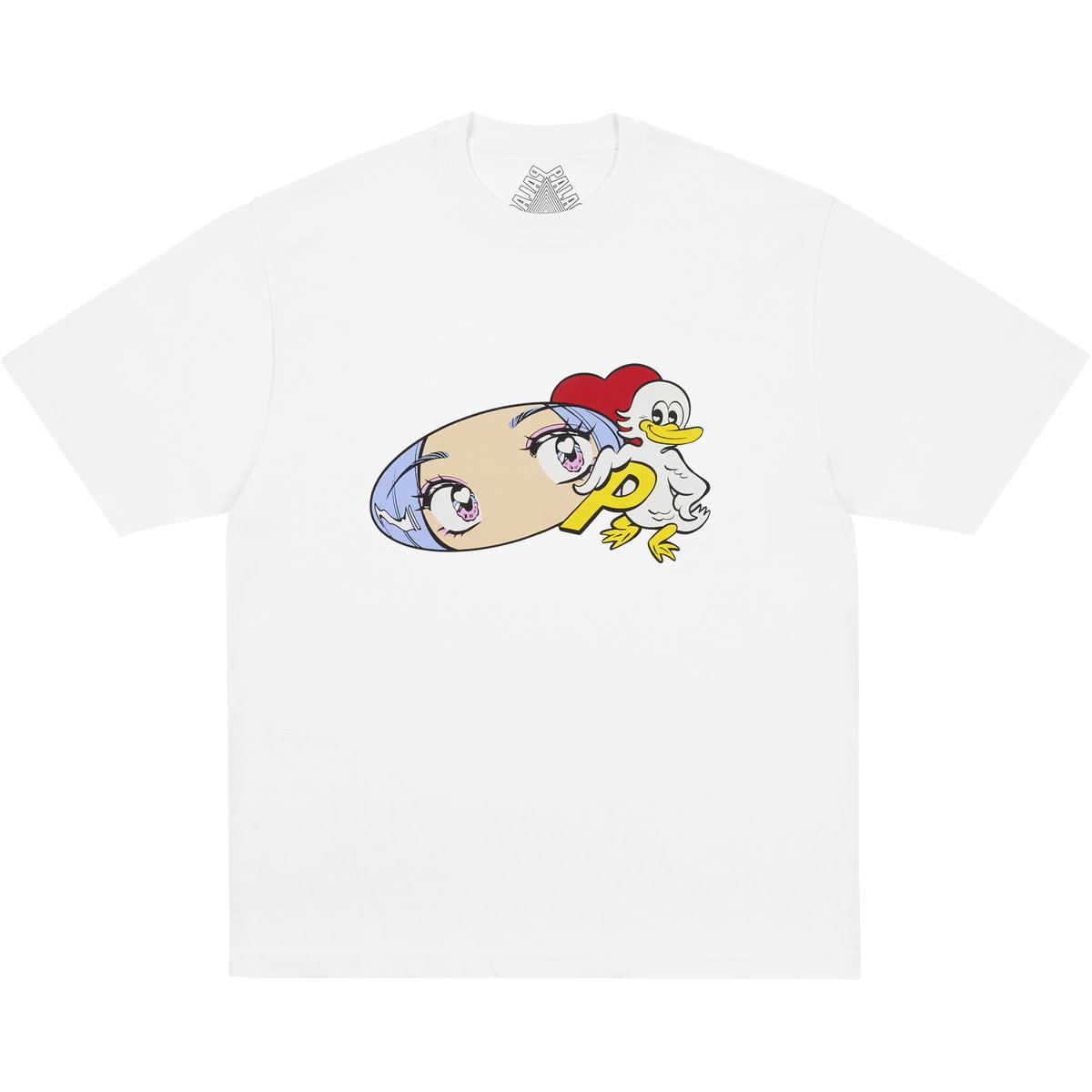 Palace REAR VIEW T-SHIRT WHITE (Winter 2025) - €48.00