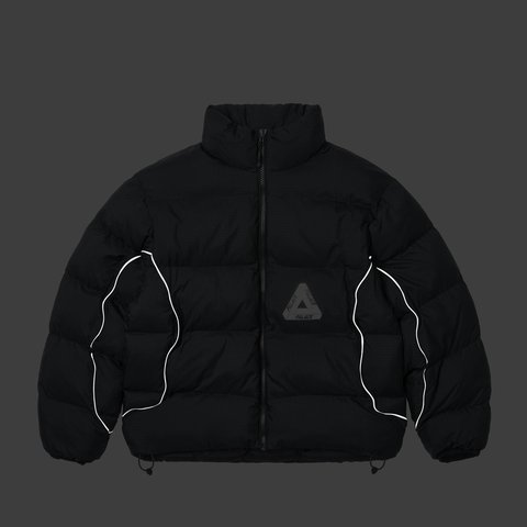 Palace RIPSTOP PUFFA BLACK - Colorway