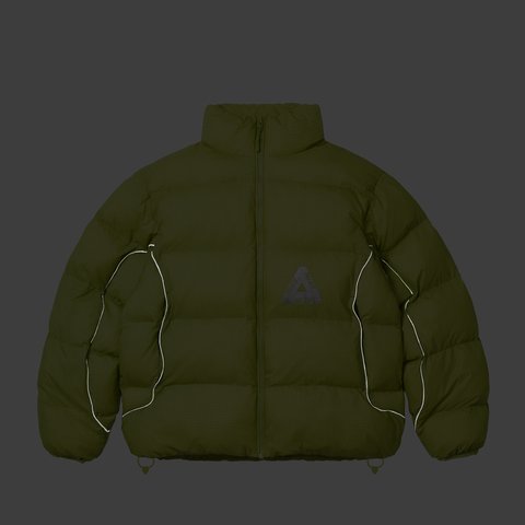 Palace RIPSTOP PUFFA LIME - Colorway
