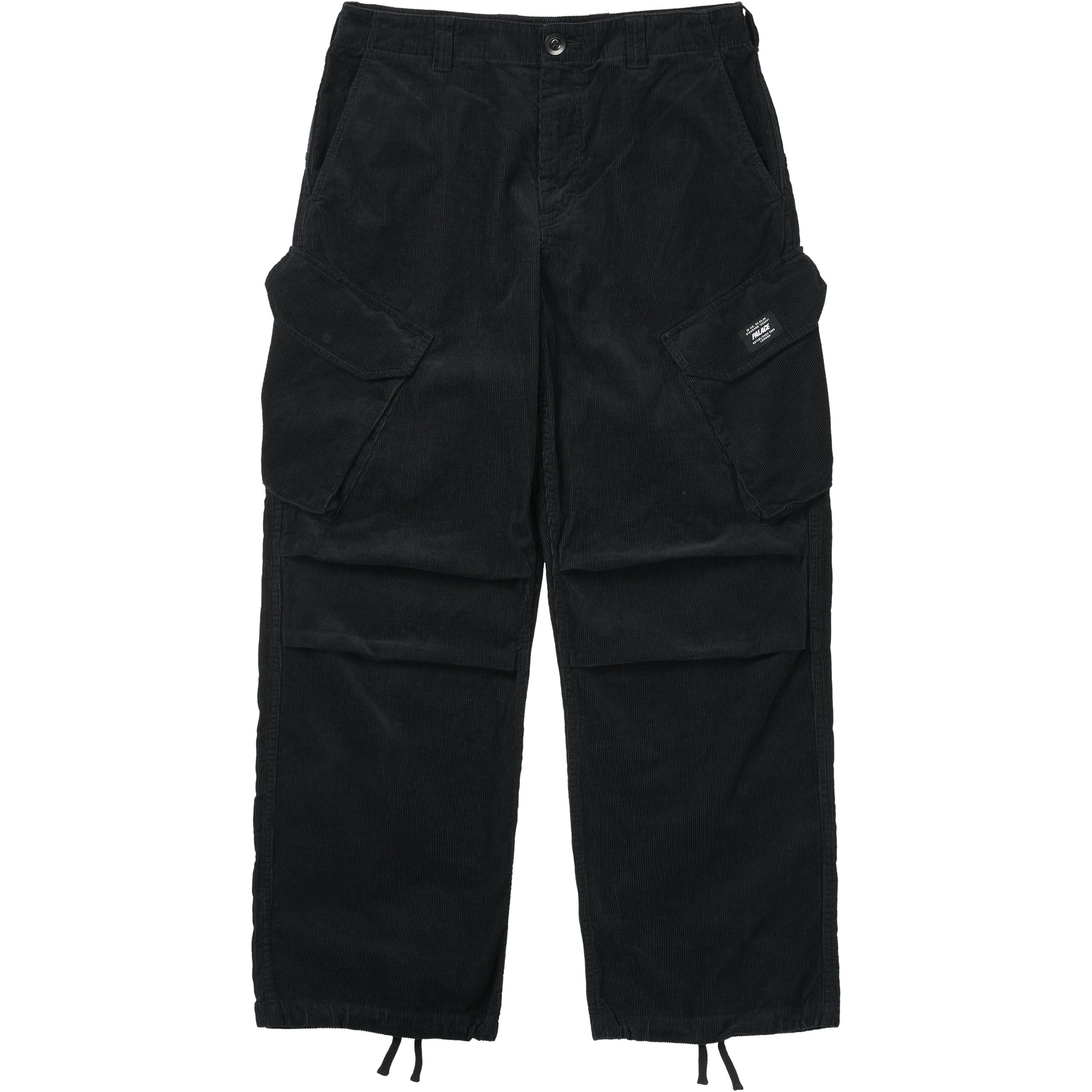 RN CORD CARGO TROUSER BLACK