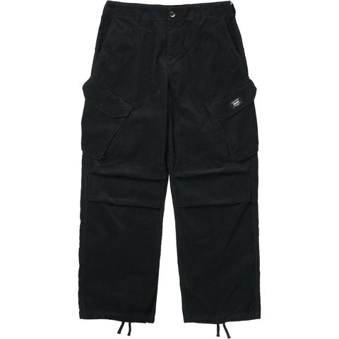 Palace RN CORD CARGO TROUSER BLACK - €188.00