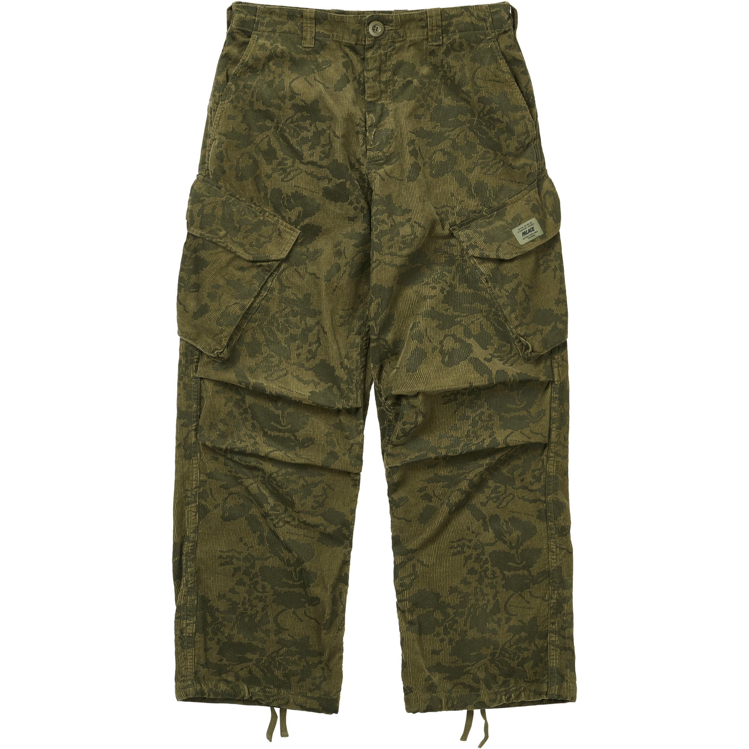 RN CORD CARGO TROUSER FLORAL