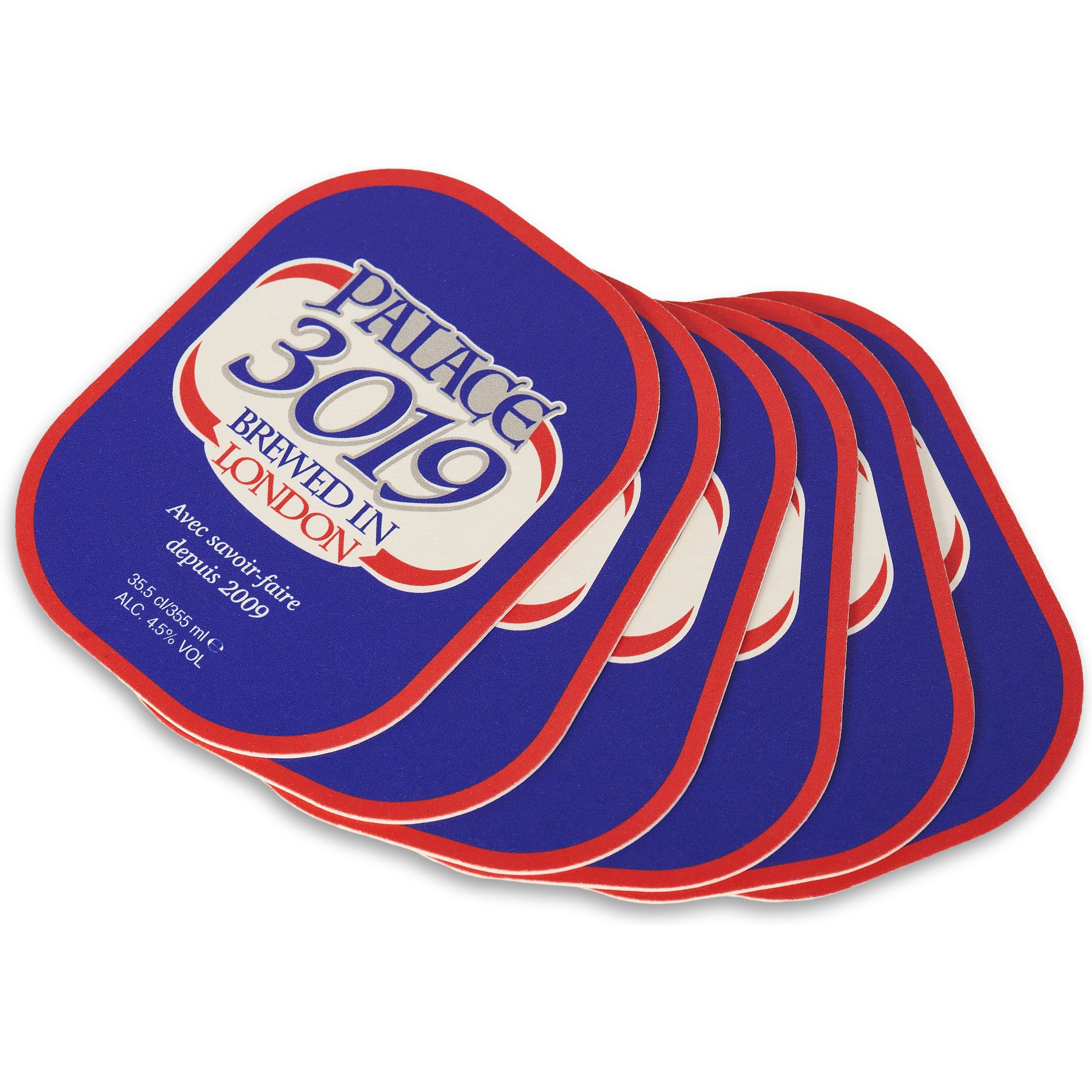 SAVOIR-FAIRE COASTERS BLUE / RED