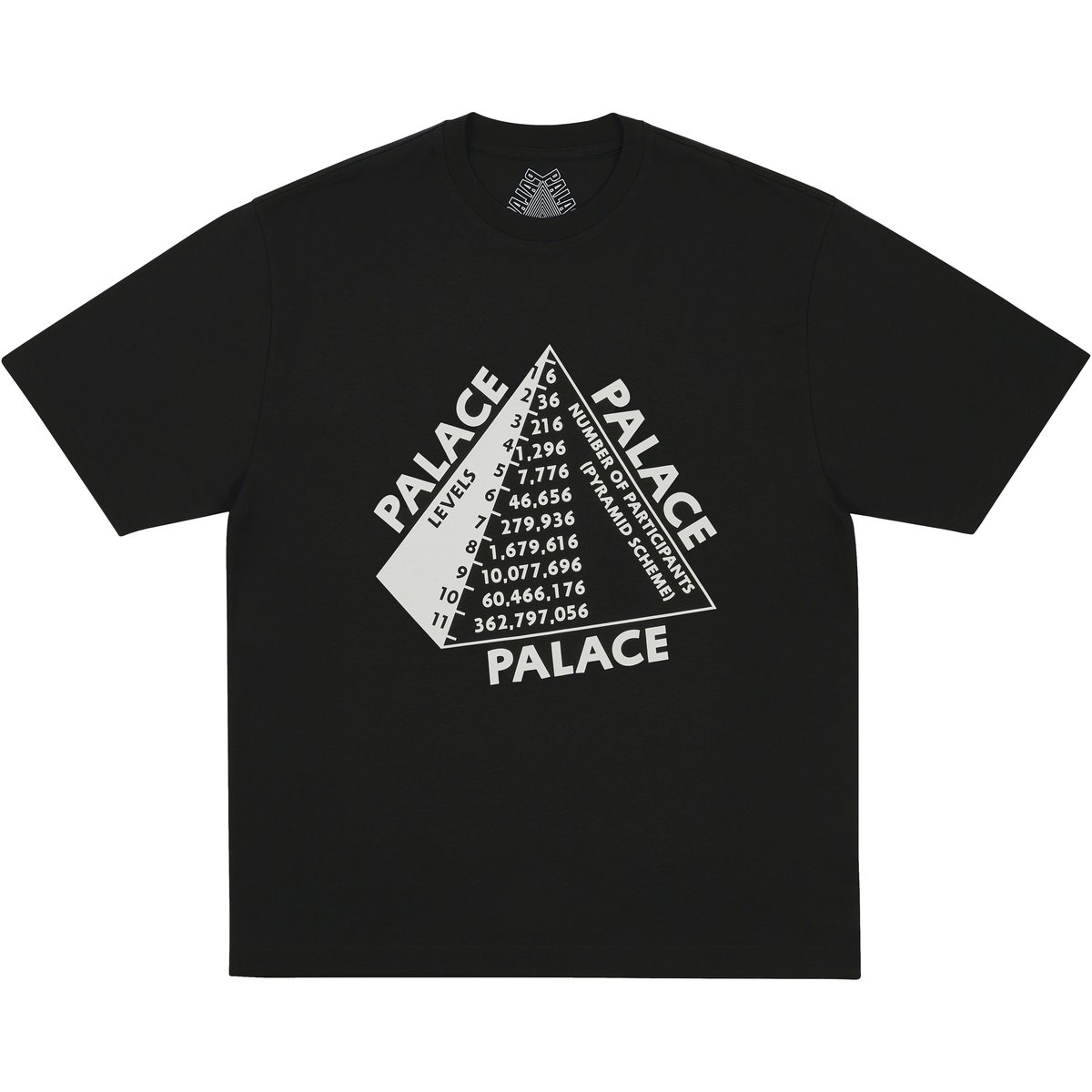 Palace SCHEME T-SHIRT BLACK (Winter 2025) - $48.00