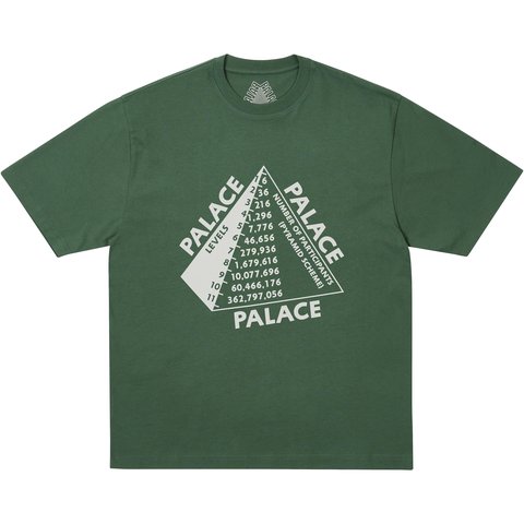 Palace SCHEME T-SHIRT RACEY GREEN - $48.00