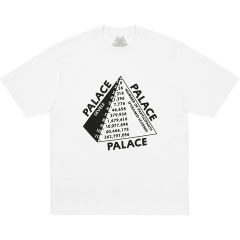 Palace SCHEME T-SHIRT WHITE - $48.00