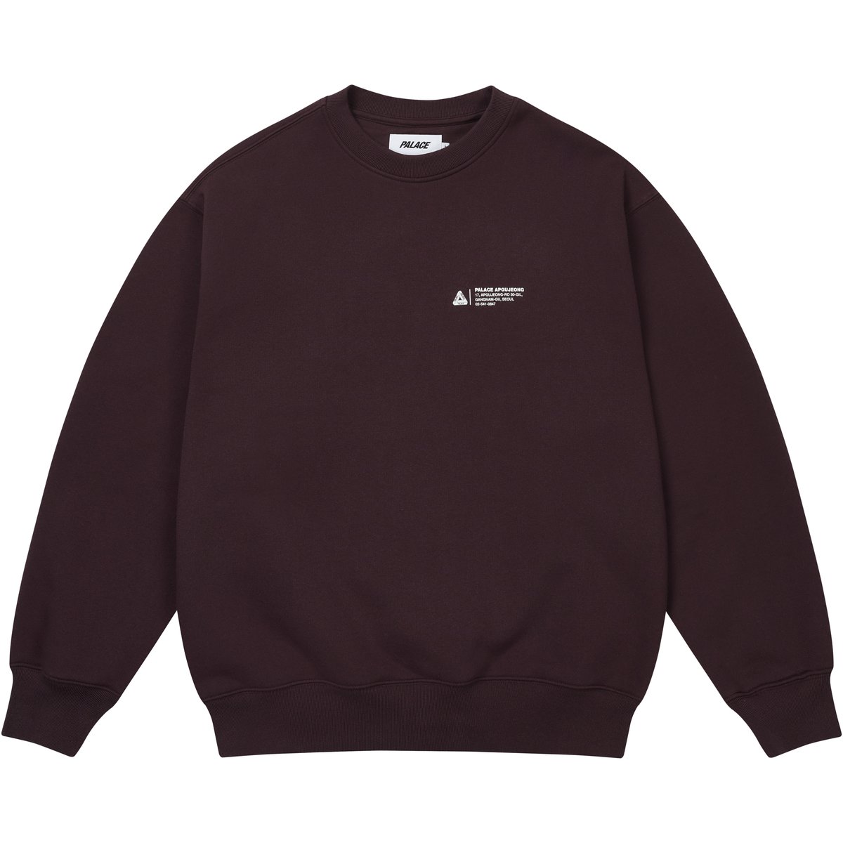 Palace SHOP LOCATOR CREW BERG (Winter 2025) - €128.00