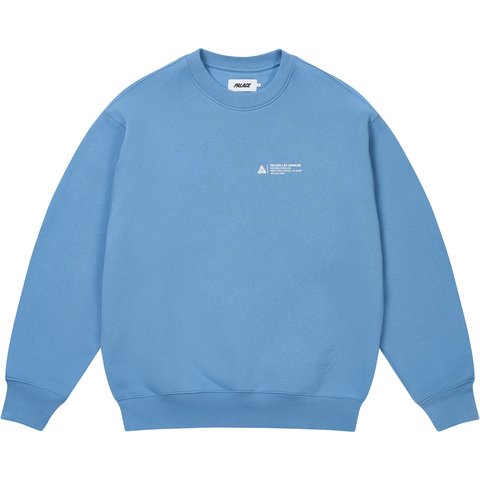 Palace SHOP LOCATOR CREW OCEAN BLUE - €128.00