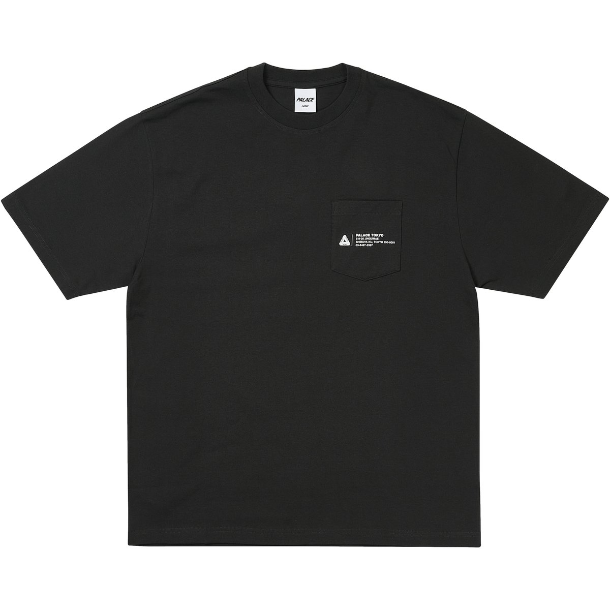 Palace SHOP LOCATOR POCKET T-SHIRT TOKYO BLACK (Winter 2025) - €68.00