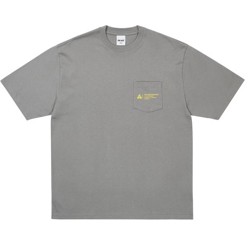 Palace SHOP LOCATOR POCKET T-SHIRT FUKUOKA CHARCOAL - €68.00