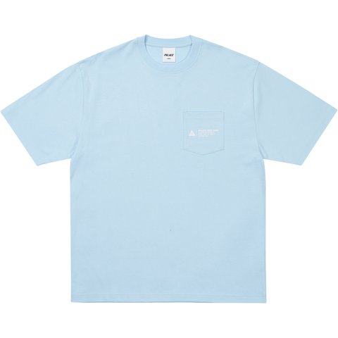 Palace SHOP LOCATOR POCKET T-SHIRT NEW YORK OCEAN BLUE - €68.00
