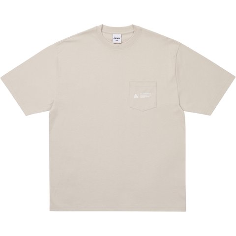 Palace SHOP LOCATOR POCKET T-SHIRT OSAKA STONEY GREY - €68.00