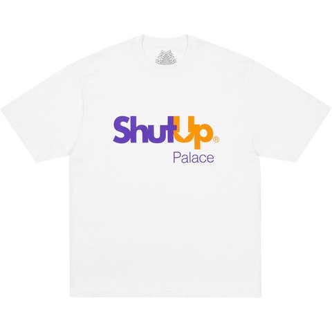 Palace SHUT UP T-SHIRT WHITE - €48.00