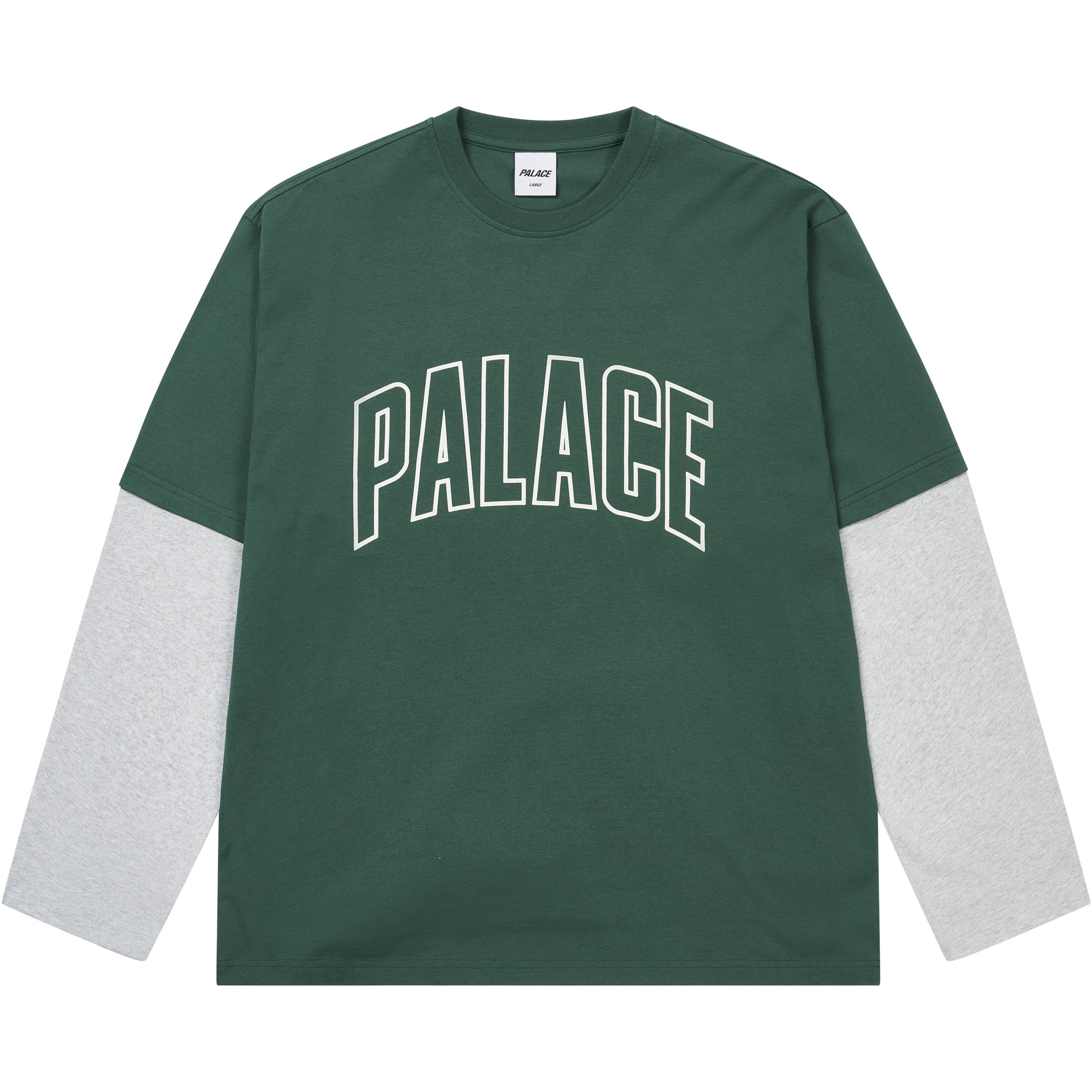 SURPRISINGLY LONGSLEEVE RACEY GREEN / GREY MARL