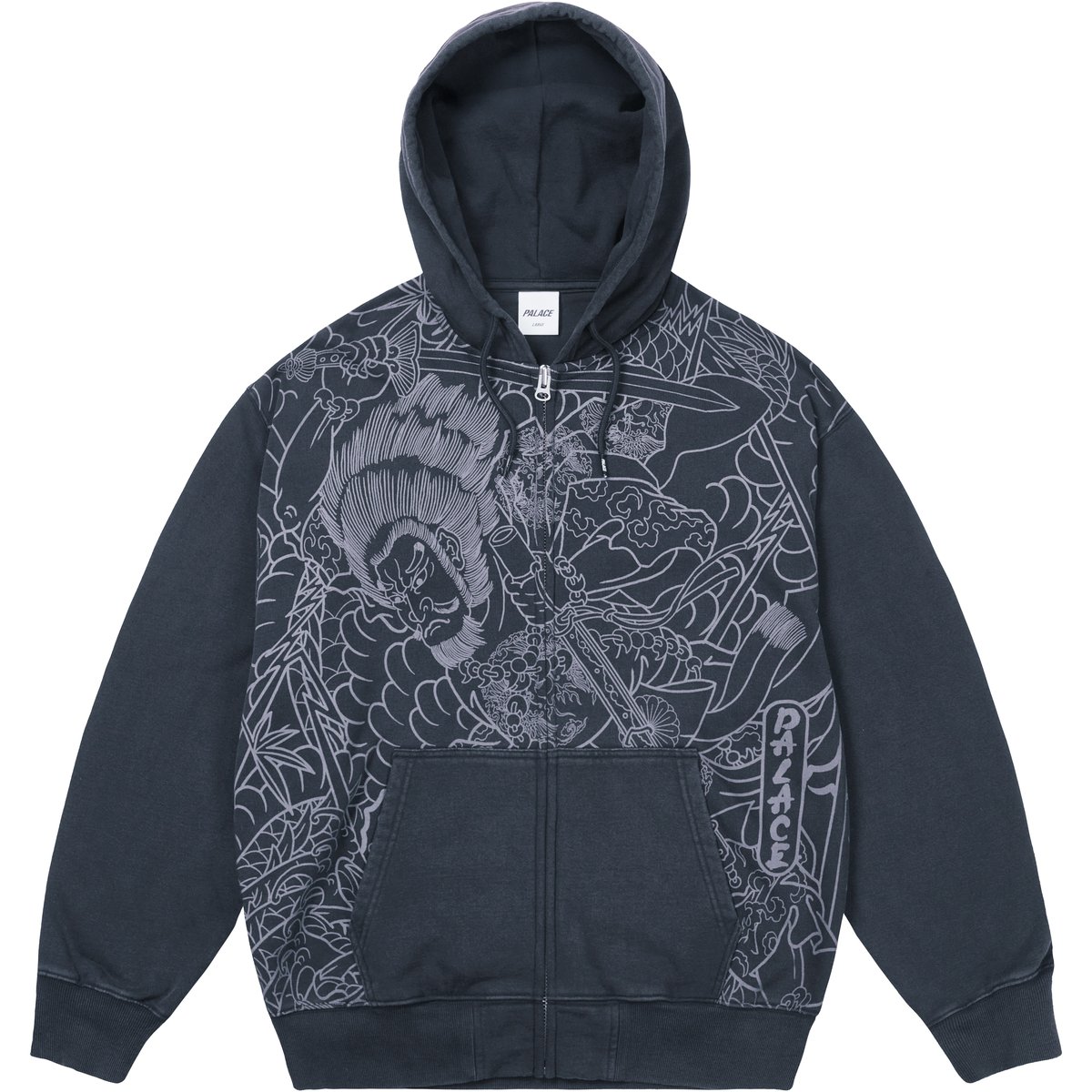 Palace SUSANOO ZIP HOOD NAVY (Winter 2025) - $198.00