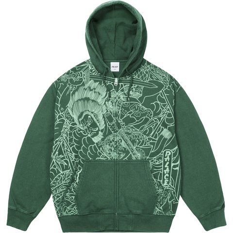 Palace SUSANOO ZIP HOOD RACEY GREEN - $198.00