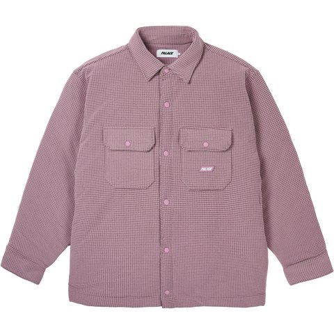 Palace THERMAL INSULATED SHIRT PINK - $208.00