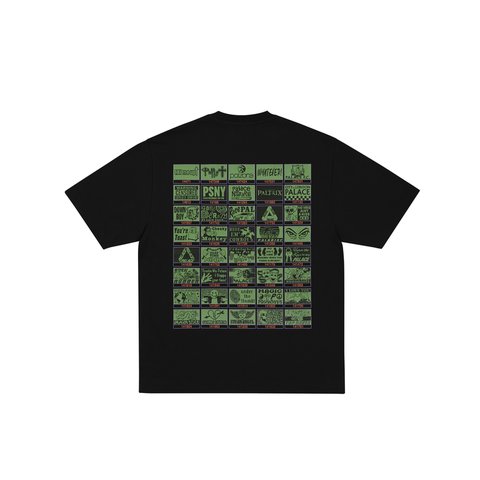 Palace TOP UP T-SHIRT BLACK - Colorway