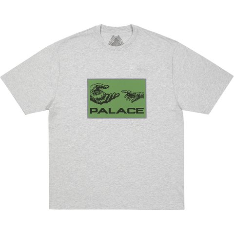 Palace TOP UP T-SHIRT GREY MARL - €48.00
