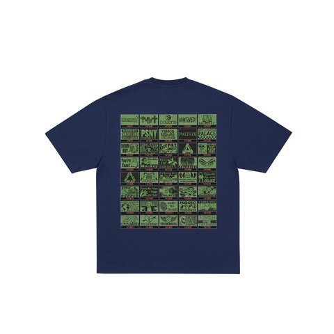Palace TOP UP T-SHIRT NAVY - Colorway