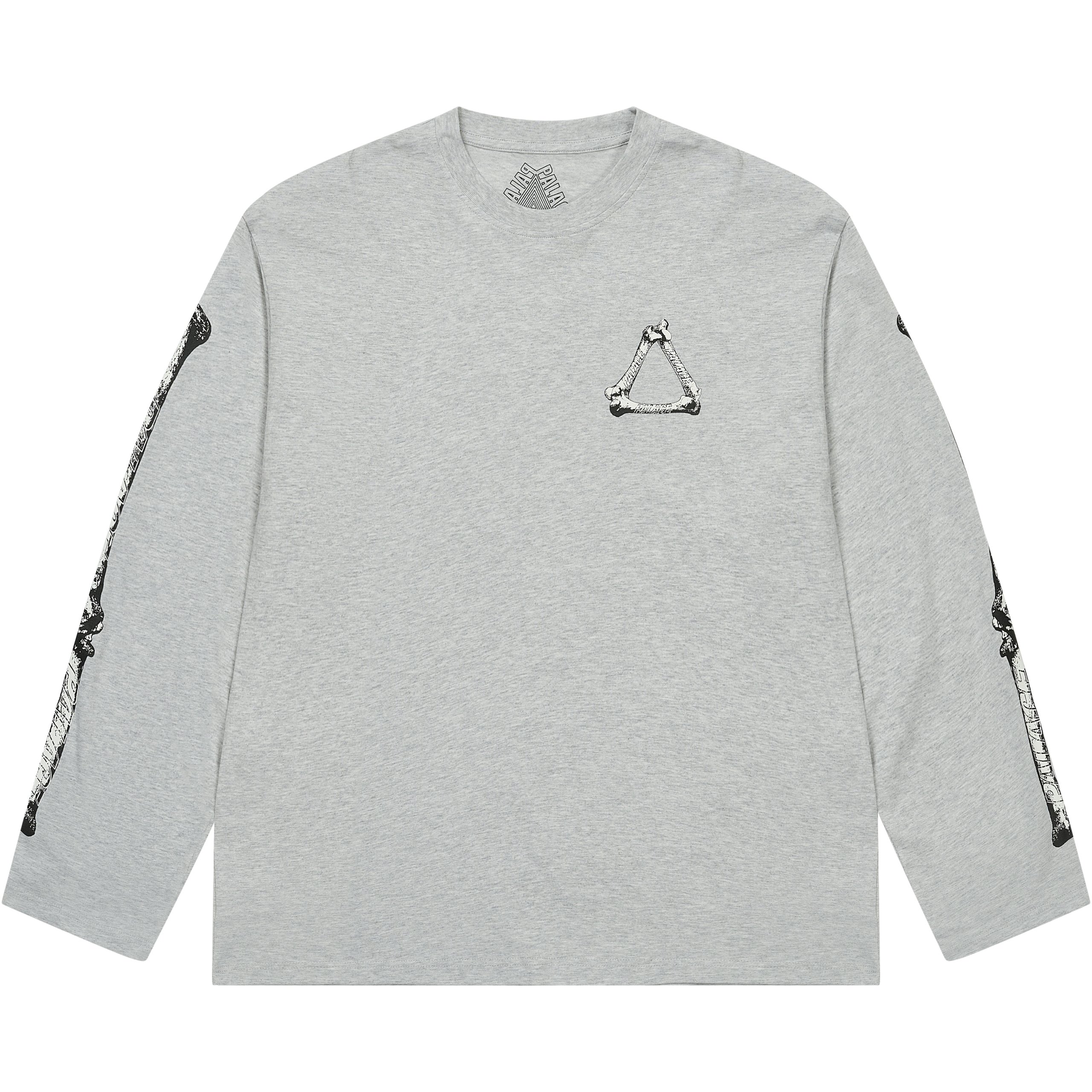 TRI-BONE LONGSLEEVE GREY MARL