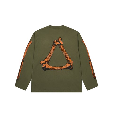 Palace TRI-BONE LONGSLEEVE THE DEEP GREEN - Colorway
